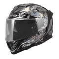 Helmet Assault III Warrior Full-Face Motorcycle Helmet with SunShield - Krome Silver/Black Product View