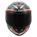 Helmet Assault III Zone Full Face Motorcycle Helmet with SunShield - Gloss Black/Gray/Red Product View
