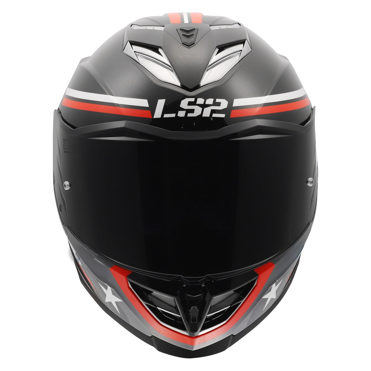 Helmet Assault III Zone Full Face Motorcycle Helmet with SunShield - Gloss Black/Gray/Red Product View