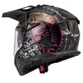 Helmet Blaze II Rangi Adventure Motorcycle Helmet with SunShield - Chameleon Black Product View