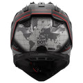 Blaze II 100th Meridian Adventure Helmet – Premium Safety & Ventilation in Gloss Black/Gray/Red Product View