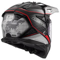 Blaze II 100th Meridian Adventure Helmet – Premium Safety & Ventilation in Gloss Black/Gray/Red Product View