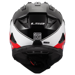 Blaze II Rally Adventure Helmet with SunShield - Gloss Red/White/Blue