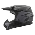 Coz Roar Motocross & Motorcycle Helmet - Gloss Black/Nardo Gray Product View