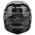 Coz Roar Motocross & Motorcycle Helmet - Gloss Black/Nardo Gray Product View