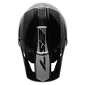 Coz Roar Motocross & Motorcycle Helmet - Gloss Black/Nardo Gray Product View