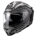 Challenger II Dravix Full-Face Helmet with SunShield – Matte Gray/Black Product View