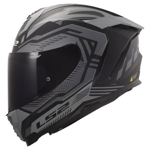 Challenger II Dravix Full-Face Helmet with SunShield – Matte Gray/Black