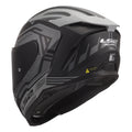 Challenger II Dravix Full-Face Helmet with SunShield – Matte Gray/Black Product View