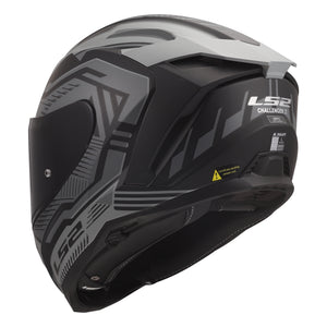 Challenger II Dravix Full-Face Helmet with SunShield – Matte Gray/Black