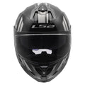 Challenger II Nitro Full Face Motorcycle Helmet with SunShield - Gloss Black/Gray Product View