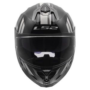 Challenger II Nitro Full Face Motorcycle Helmet with SunShield - Gloss Black/Gray