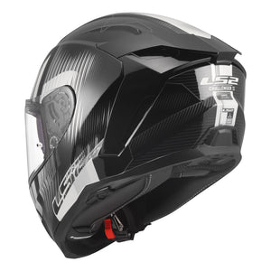 Challenger II Nitro Full Face Motorcycle Helmet with SunShield - Gloss Black/Gray