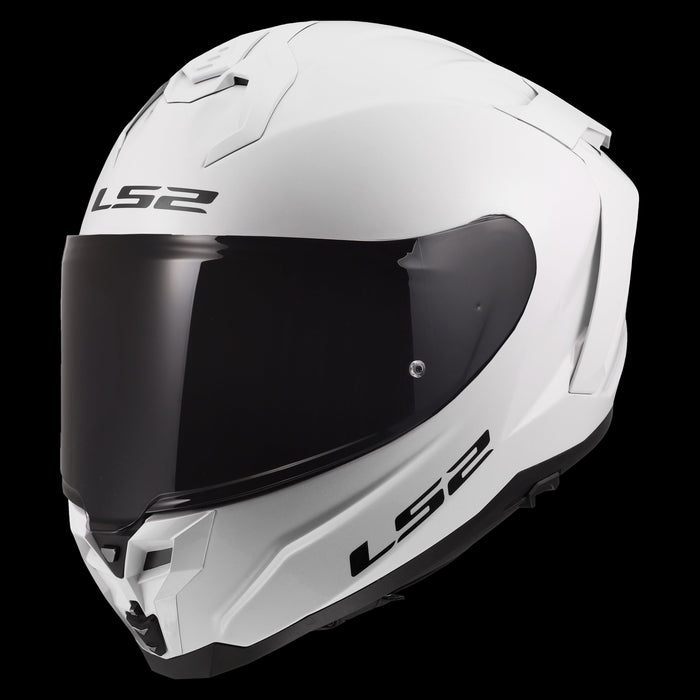 Challenger II Full Face Motorcycle Helmet with Integrated SunShield - Gloss White Product View