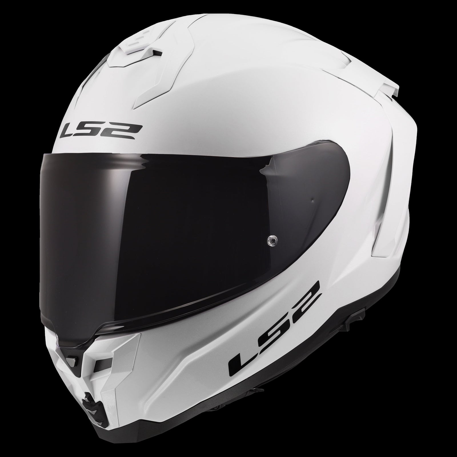 Challenger II Full Face Motorcycle Helmet with Integrated SunShield - Gloss White Product View