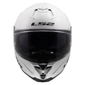 Challenger II Full Face Motorcycle Helmet with Integrated SunShield - Gloss White Product View