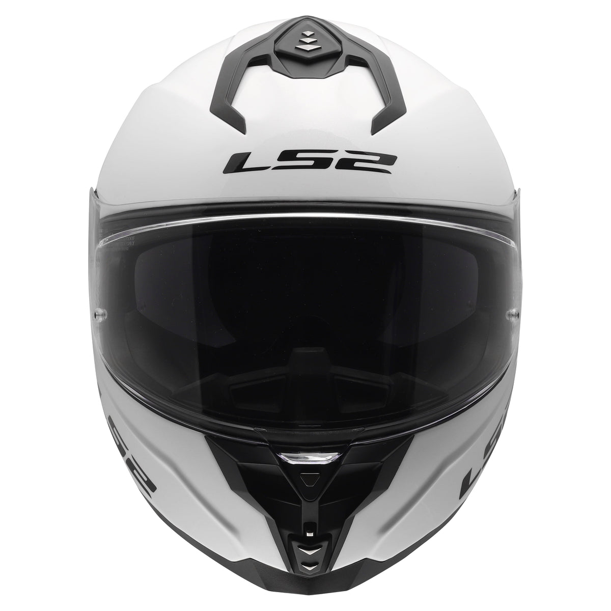 Challenger II Full Face Motorcycle Helmet with SunShield - Gloss White/Black Product View