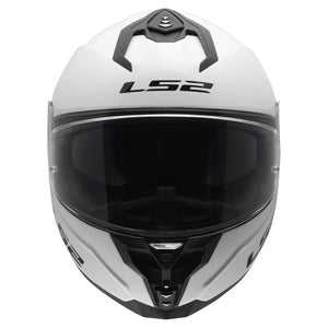 Challenger II Full Face Motorcycle Helmet with SunShield - Gloss White/Black