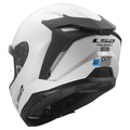Challenger II Full Face Motorcycle Helmet with SunShield - Gloss White/Black Product View