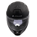 Challenger II Full Face Motorcycle Helmet with Integrated SunShield - Matte Black Product View