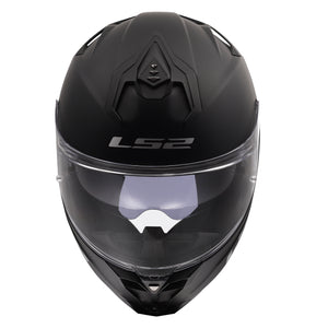 Challenger II Full Face Motorcycle Helmet with Integrated SunShield - Matte Black