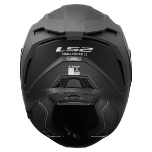 Challenger II Full Face Motorcycle Helmet with Integrated SunShield - Matte Black