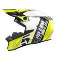 Front angle of the 509 Altitude 2.0 snowmobile helmet with aerodynamic venting.