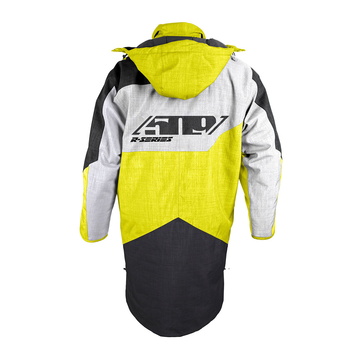 509 R-Series Highlighter Pit Coat shown in bright snow-ready design
