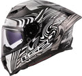 Dragon Carbon Enthum Full-Face Helmet with SunShield – Gloss Silver Product View