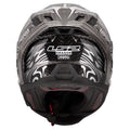 Dragon Carbon Enthum Full-Face Helmet with SunShield – Gloss Silver Product View