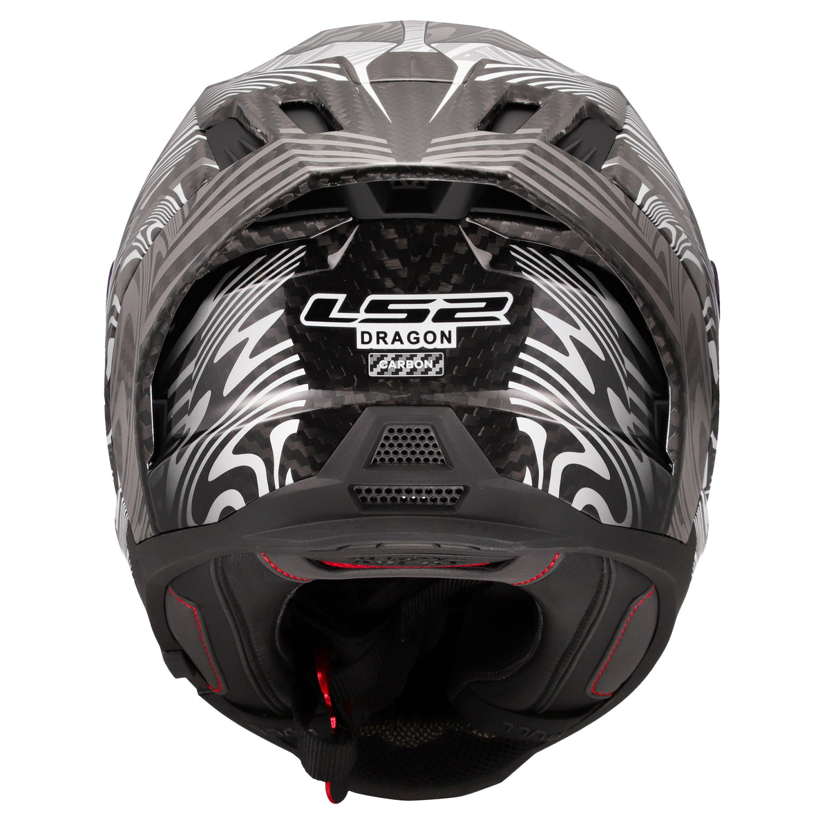 Dragon Carbon Enthum Full-Face Helmet with SunShield – Gloss Silver Product View