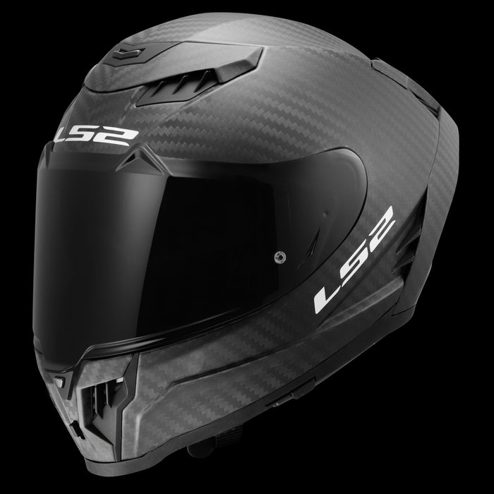 Dragon Carbon Solid Full-Face Helmet with SunShield - Matte Black Product View