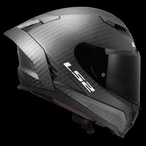 Dragon Carbon Solid Full-Face Helmet with SunShield - Matte Black
