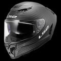 Dragon Carbon Solid Full-Face Helmet with SunShield - Matte Black Product View