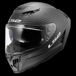 Dragon Carbon Solid Full-Face Helmet with SunShield - Matte Black