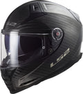 Citation II Carbon Solid Full Face Helmet with SunShield - Gloss Carbon Product View