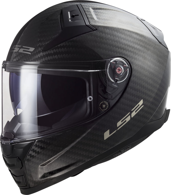 Citation II Carbon Solid Full Face Helmet with SunShield - Gloss Carbon Product View