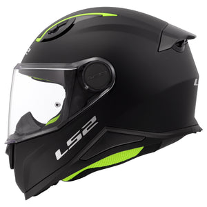FF Kid Solid Youth Full Face Motorcycle Helmet - Matte Black