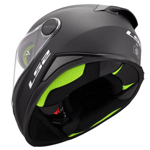 FF Kid Solid Youth Full Face Motorcycle Helmet - Matte Black