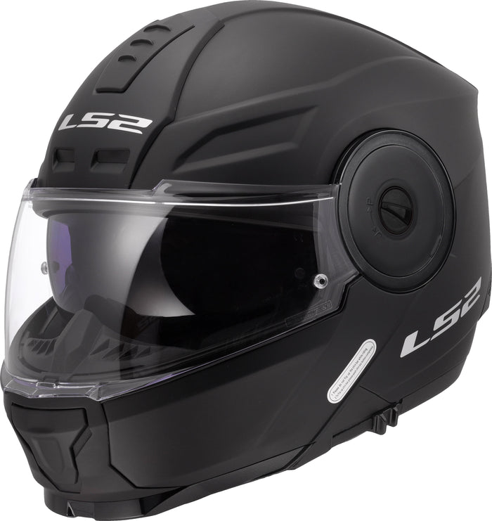 Horizon II Solid Modular Helmet with SunShield - Matte Black Product View