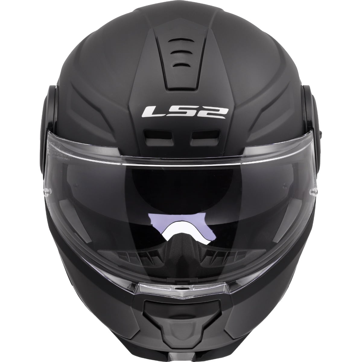 Horizon II Solid Modular Helmet with SunShield - Matte Black Product View