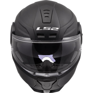 Horizon II Solid Modular Helmet with SunShield - Matte Black