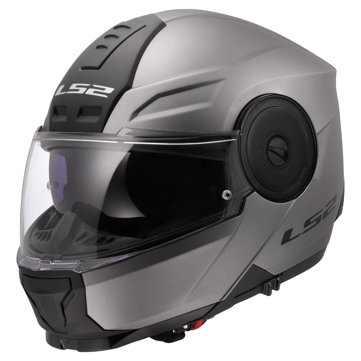 Horizon II Solid Modular Helmet with SunShield - Matte Titanium Product View