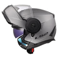 Horizon II Solid Modular Helmet with SunShield - Matte Titanium Product View