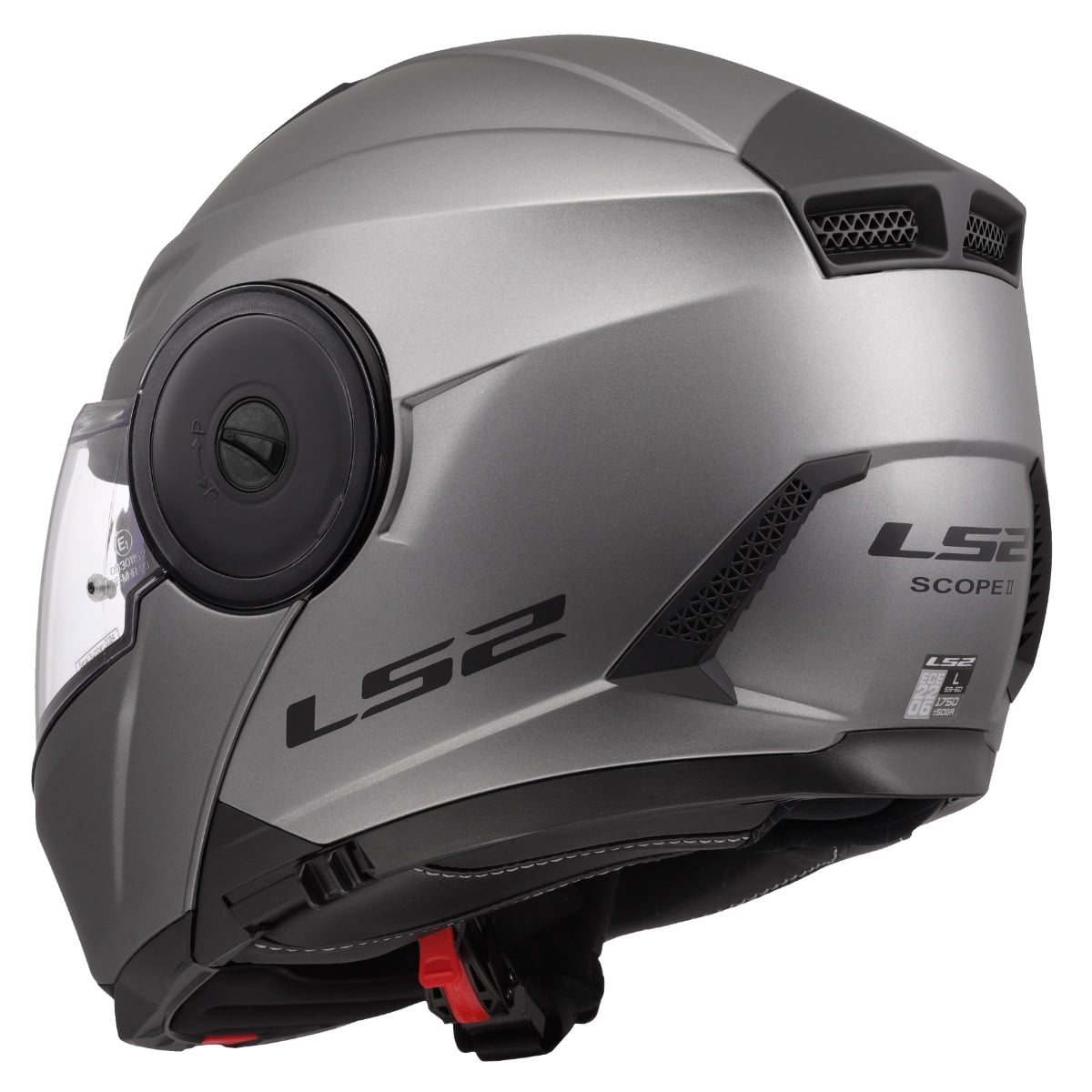 Horizon II Solid Modular Helmet with SunShield - Matte Titanium Product View