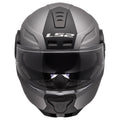 Horizon II Solid Modular Helmet with SunShield - Matte Titanium Product View
