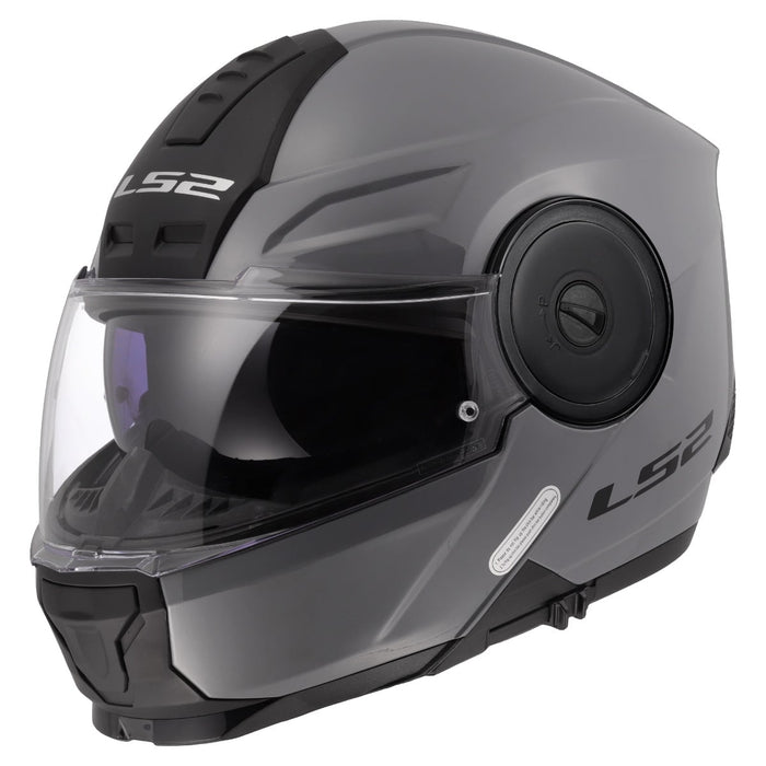 Horizon II Solid Modular Helmet with SunShield - Gloss Nardo Gray Product View