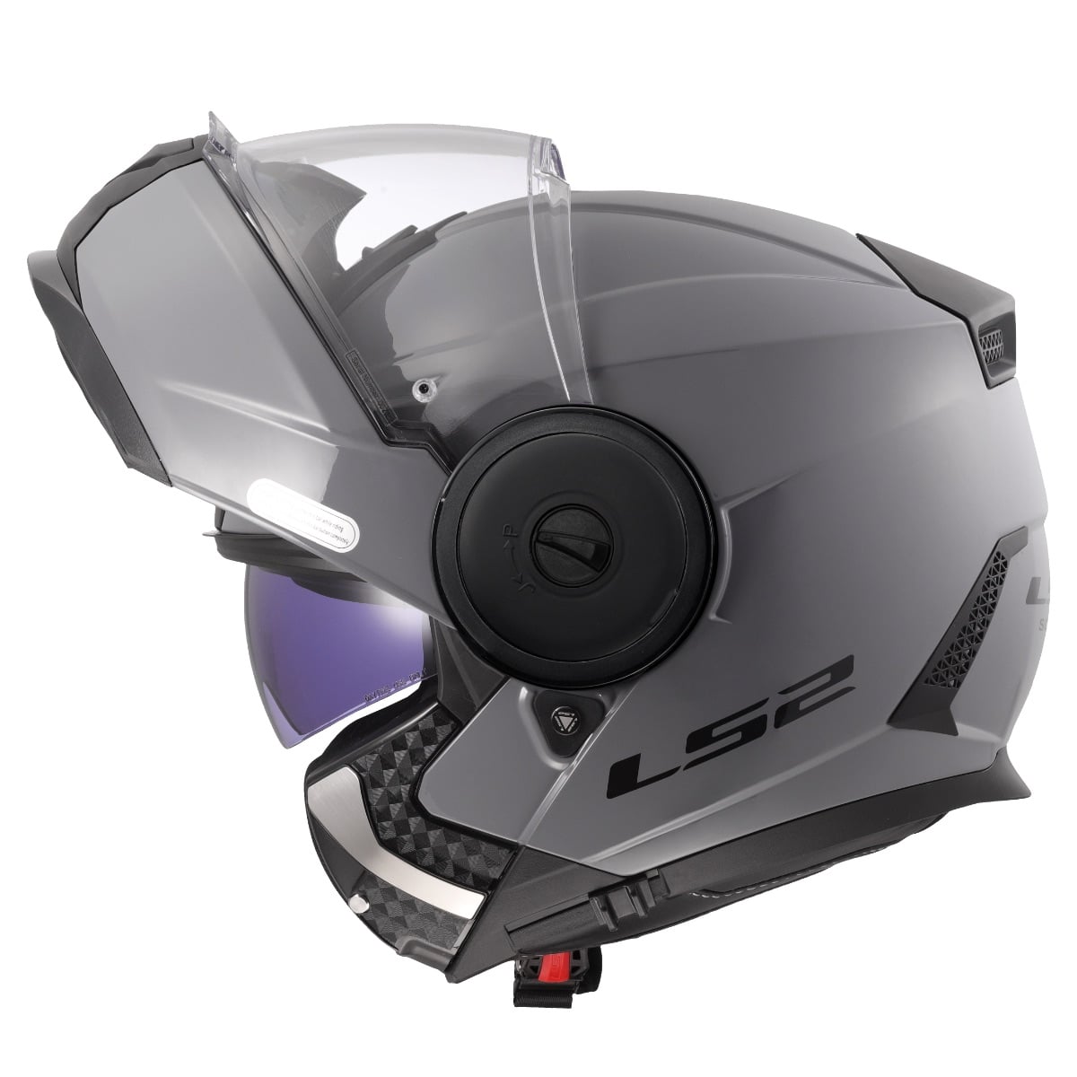 Horizon II Solid Modular Helmet with SunShield - Gloss Nardo Gray Product View