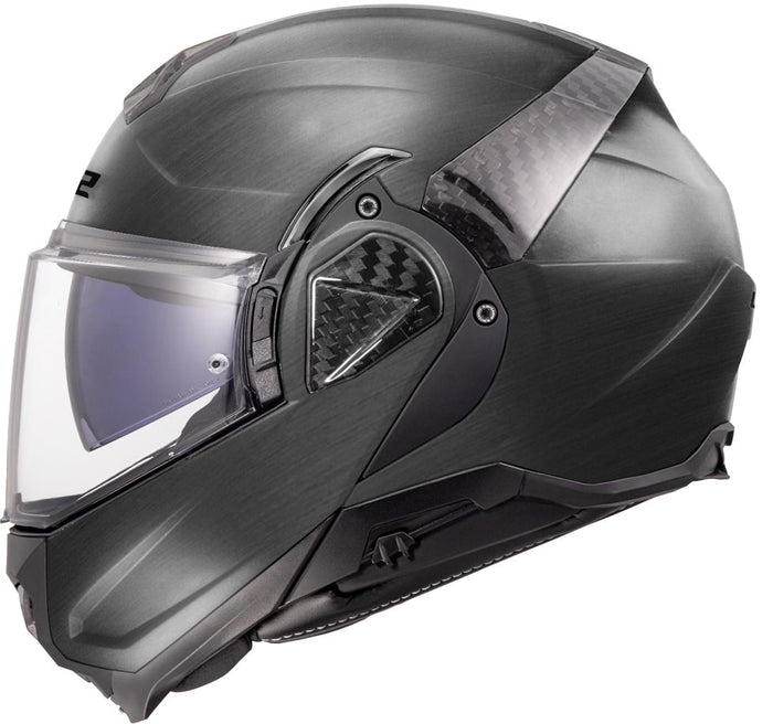 Helmet Advant II Jeans Modular Motorcycle Helmet with SunShield - Gloss Gray Product View