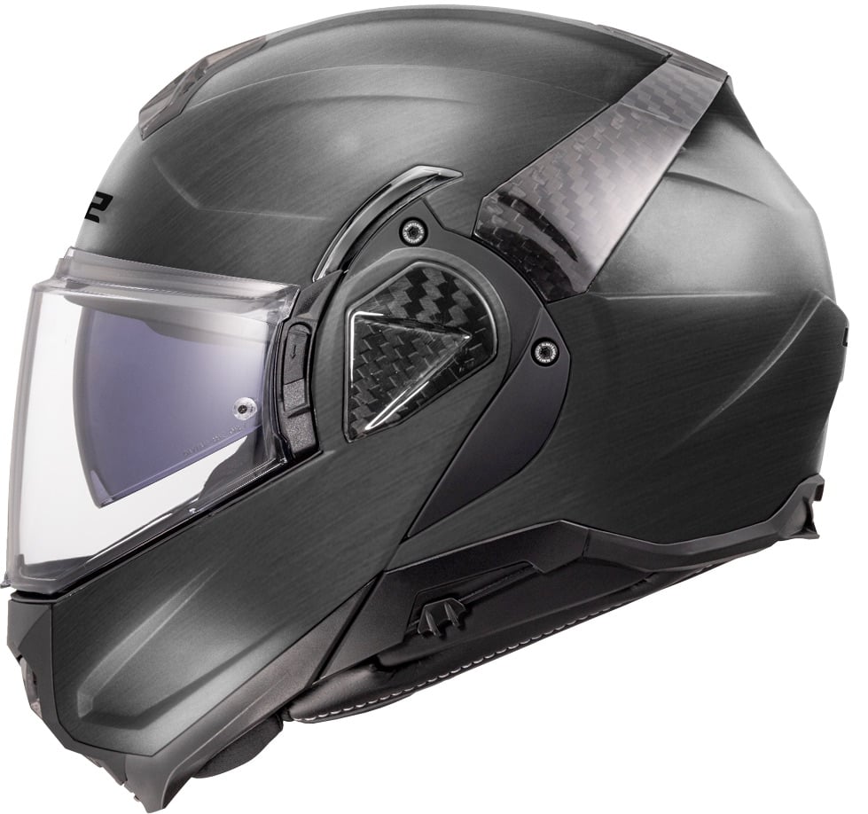 Helmet Advant II Jeans Modular Motorcycle Helmet with SunShield - Gloss Gray Product View